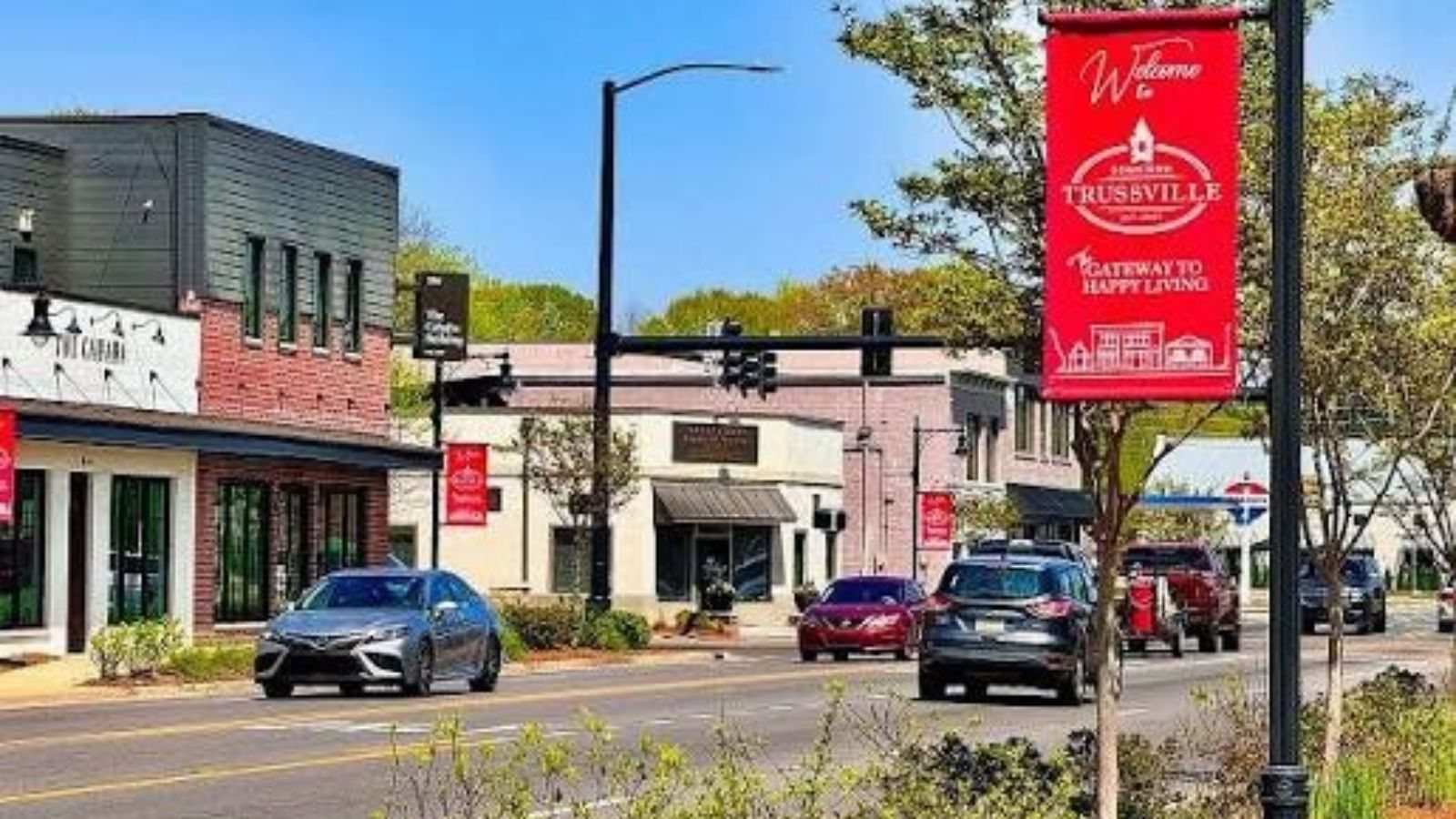 Cahaba River Walk area in downtown Trussville, Alabama
